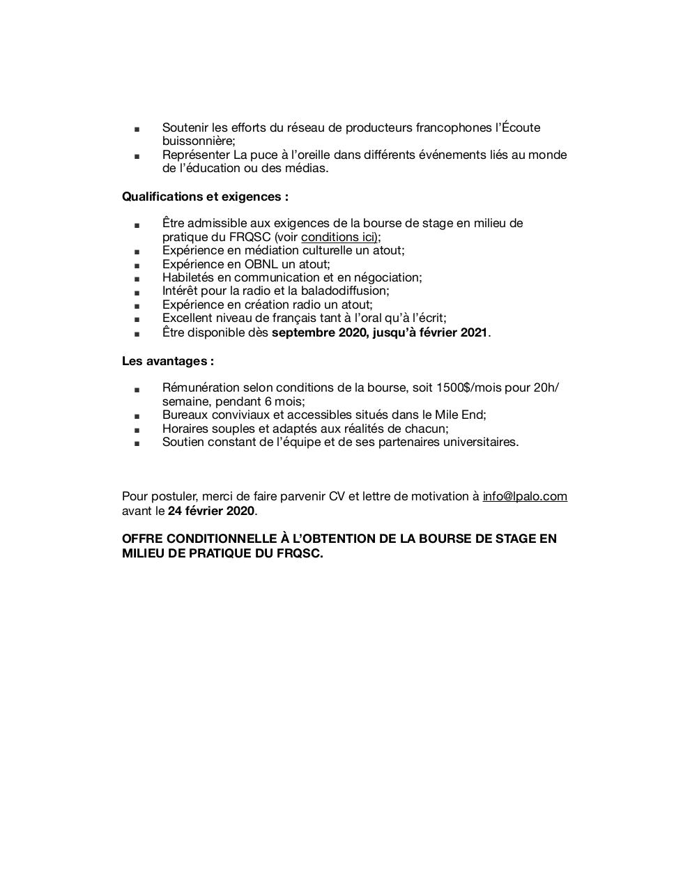Aperçu du document Offre_stagiaire_educ_FRQSC_LPALO.pdf - page 2/2 Offre_stagiaire_educ_FRQSC_LPALO.pdf - page 2/2