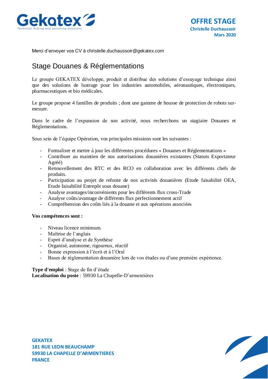Aperçu du document Stage Douanes et Réglementations.pdf - page 1/1