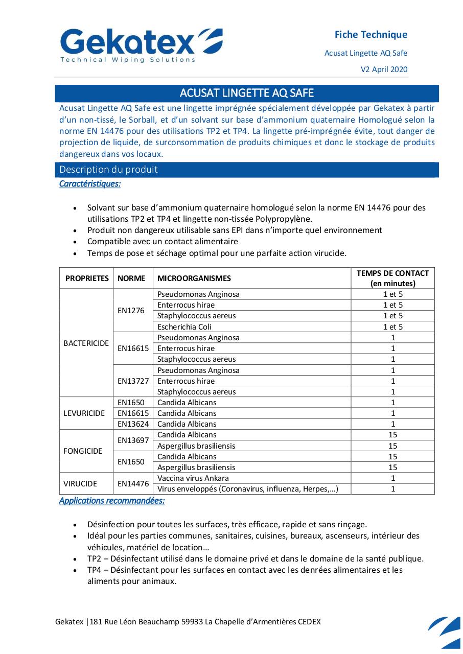 FT - WS00003629 - Acusat AQ Safe.pdf - page 1/2