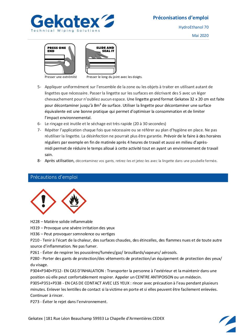 Aperçu du document PU - WS00003557 - Acusat HydroEthanol.pdf - page 2/3 PU - WS00003557 - Acusat HydroEthanol.pdf - page 2/3